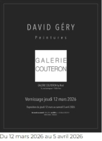 David Géry - Galerie Couteron – Paris 6ème