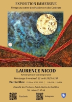 Voyage au centre des Matières et des Couleurs - Laurence NICOD - Saint-Martin-de-Castillon
