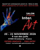 Salon Inter.Art – Galerie Myriam Booghs – Salle du Münsterhof - Strasbourg