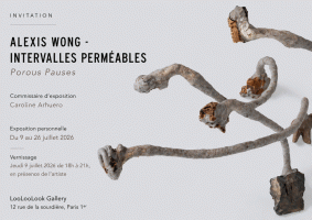 Intervalles perméables (Porous Pauses) : Alexis Wong Galerie LooLoolook - Paris 1er