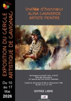 Exposition Cercle Artistique Cavignac -  Salles des associations - CAVIGNAC