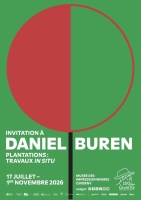 Invitation à Daniel Buren. Plantations, travaux in situ Musée des Impressionnismes - Giverny