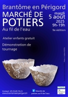 Marché de potiers de Brantôme (24)