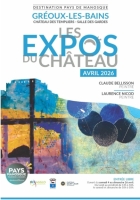Les Expos du Château · Avril 2026 - Château des Templiers, Esp. Cadière, Gréoux-les-Bains