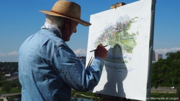 Concours de peinture dans la rue