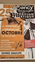 2e Exposition artistique – Salle polyvalente – Amancy