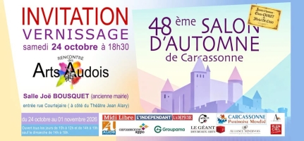 🖌️ 48e Salon d'Automne – Salle Joë Bousquet – Carcassonne