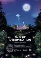 En voie d'illumination - Lumières de la Nature Jardin des Plantes - Muséum national d'Histoire naturelle - Paris 5e