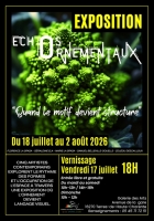 Exposition Collective Echos ornementaux -  Galerie des Arts - Terres-de-Haute-Charente