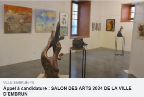 APPEL À CANDIDATURE - SALON DES ARTS 2024