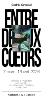 Entre deux cœurs - Cédrix Crespel - Galerie Rabouan Moussion - Marais - Paris 3e