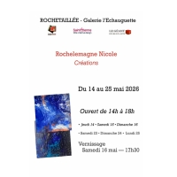 Rochelemagne Nicole - Rochetaillée galerie l'échaugette Saint étienne