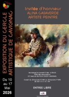 Exposition Cercle Artistique Cavignac -  Salles des associations - CAVIGNAC