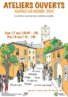 Cazouls les Béziers, Ateliers Ouverts 2025