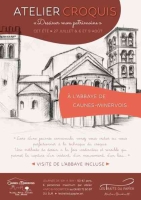 Atelier croquis "Dessiner mon patrimoine" - Abbaye de Caunes-Minervois