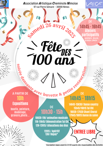 Les 100 ans de l'AACN - Nîmes