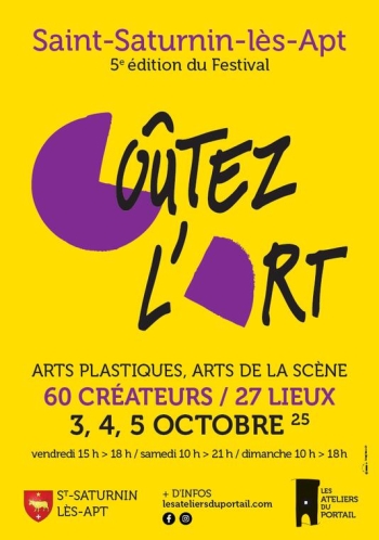 5e festival Goûtez l'Art à St Saturnin les Apt - Saint-Saturnin-lès-Apt