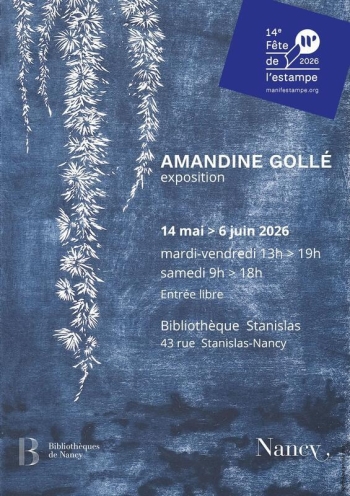 Exposition – Amandine Gollé - Bibliothèques de Nancy – Bibliothèque Stanislas
