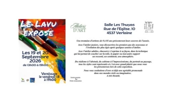 Le Lavu expose - Salle Les Thuyas -