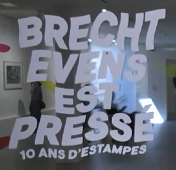 Brecht Evens est pressé. 10 ans d'estampe - La Louvière, Belgique
