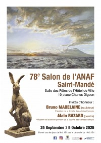 Salon de l'Association Nationale des Artistes Français - Hôtel de Ville de Saint-Mandé - Saint-Mandé