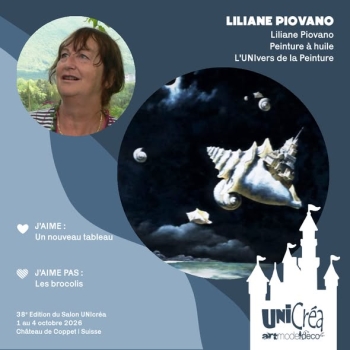 Liliane Piovano - 38e Salon UNIcréa - Château de Coppet