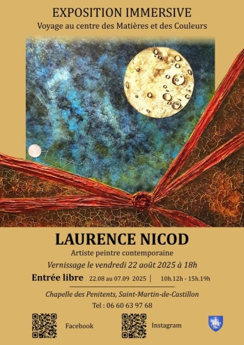 Voyage au centre des Matières et des Couleurs - Laurence NICOD - Saint-Martin-de-Castillon
