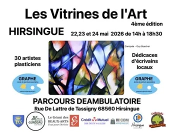 Les vitrines de l'art 4eme - Hirsingue, France