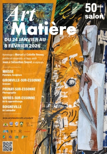 Exposition Collective Salon Art et matière - salle polyvalente de Boigneville