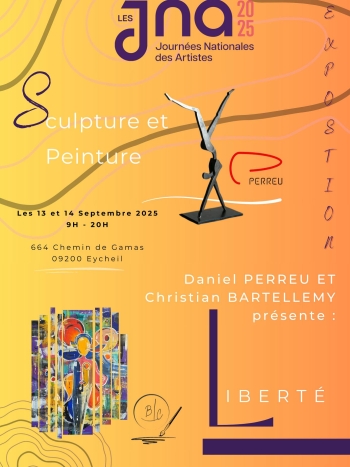 Journées Nationales des Artistes – Atelier de l’artiste Daniel Perreu – Gamas, 09200 Eycheil