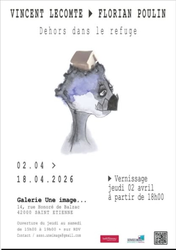 Vincent Lecomte et Florian Poulin -  Une Image peut en cacher une autre - Saint-Étienne