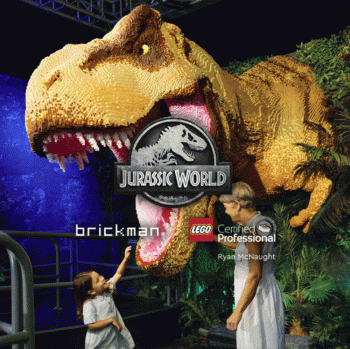 Brickman, Jurassic World Paris Montreuil Expo - Montreuil