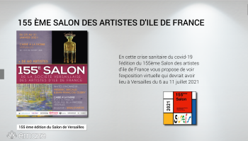 155ème édition du Salon des artistes d’ile de France Expo Virtuelle