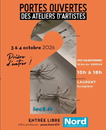 🗿 Laurent sculpteur – Atelier OC3 – Valenciennes