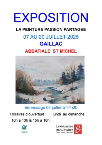 La peinture, passion partagée -