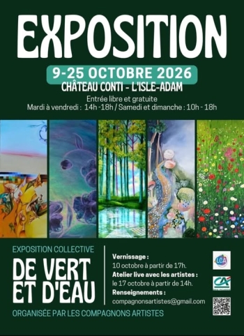 🌿 De vert et d’eau – Château Conti – L’Isle-Adam