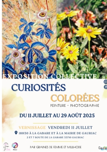Curiosités colorées, peinture et photographie