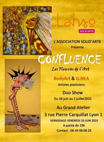 CONFLUENCE (Les Fleuves de l'art) - 3 rue Pierre Carquillat Lyon 1