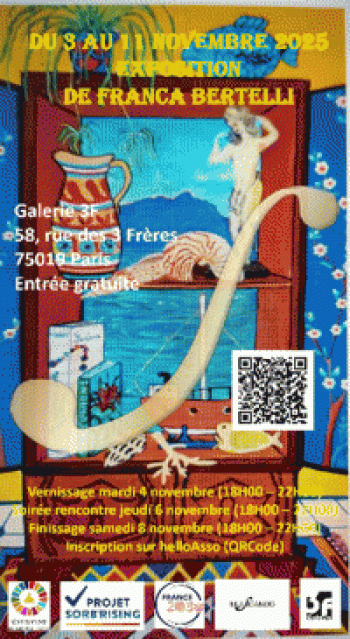 La poétique des objets - Franca Bertelli Galerie 3F - Paris 18e