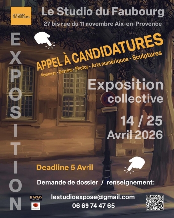 Exposition collectives - Le studio du faubourg - Aix-en-Provence