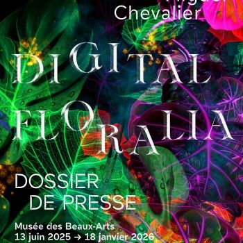 Digital Floralia de Miguel Chevalier - ANGERS