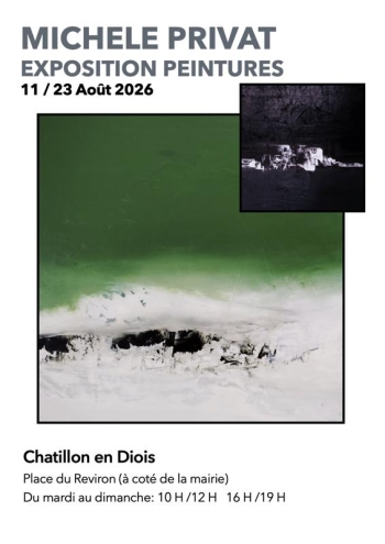 Michèle Privat - Salle de la mairie - Châtillon-en-Diois
