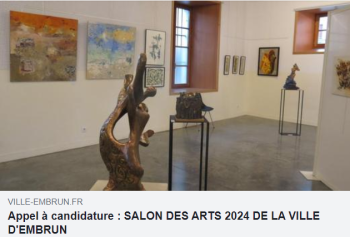 APPEL À CANDIDATURE - SALON DES ARTS 2024