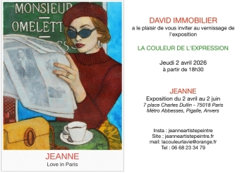 La Couleur de l'Expression - Jeanne — artiste peintre - 75018 Paris