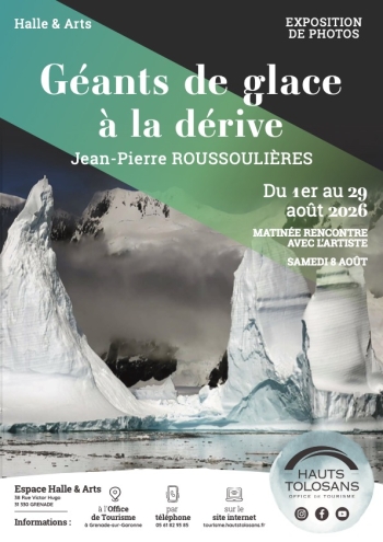 Géants de glace à la dérive - Halle & Arts - Grenade-sur-Garonne