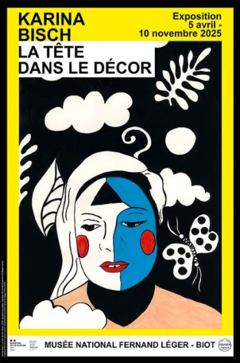 Karina Bisch. La tête dans le décor - musée national Fernand Léger - Biot