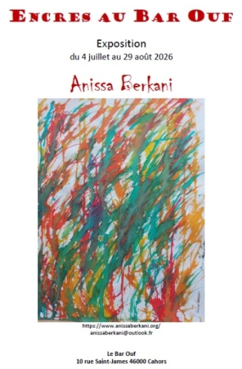 Encres au Bar Ouf – Anissa Berkani | Cahors
