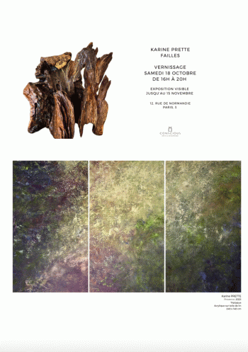 Failles : Karine Prette - Galerie Conscious - Paris 3e