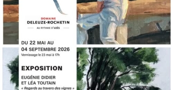 Regard au travers des vignes - Domaine Deleuze Rochetin - Arpaillargues-et-Aureillac