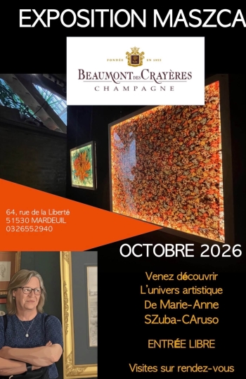 🎨 Exposition MASZCA – Marie-Anne Szuba-Caruso – Mardeuil